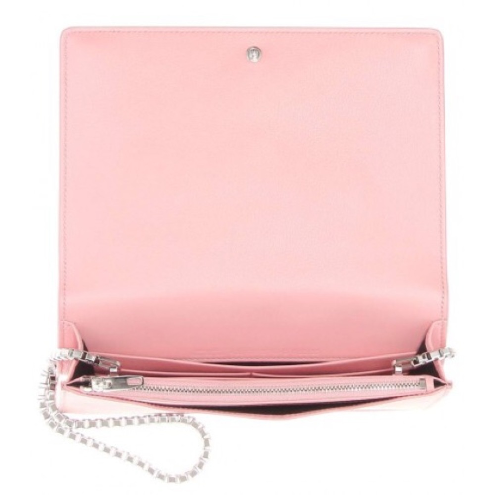 Balenciaga Chain Pink Leather Shoulder Bag - Picture 6 of 11